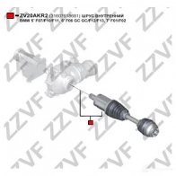Шрус граната ZZVF 1424705723 SLXR LAS ZV20AKR2 - Изображение 2