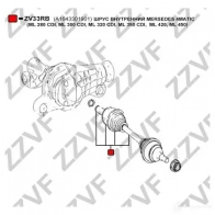 Шрус граната ZZVF 1424705754 N5 4UH ZV33RB - Изображение 4