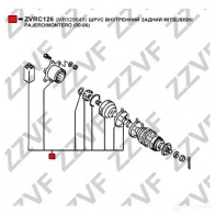 Шрус граната ZZVF ZVRC126 8J3CH AR 1437882884 - Изображение 2
