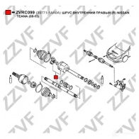 Шрус граната ZZVF ZVRC099 1437882913 N5IZ M4 - Изображение 2