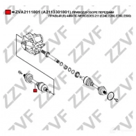 Приводной вал ZZVF ZVA2111801 1424705847 6ZH1 YJA - Изображение 4