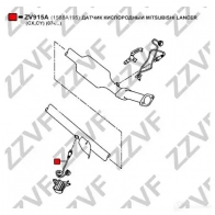 Лямбда зонд, кислородный датчик ZZVF ZV915A E0 HQIU 1424877218 - Изображение 3
