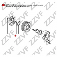 Комплект сцепления ZZVF RNKMS PW ZV9100RNA 1424959844 - Изображение 4
