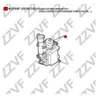 Масляный радиатор двигателя ZZVF 9NG J4E2 1424488214 ZV49F - Изображение 4