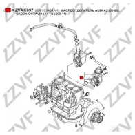 Маслоотделитель ZZVF 1437880584 ZVAK097 UGXG 3D - Изображение 4