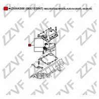Маслоотделитель ZZVF 1437880587 I8C 79 ZVAK098 - Изображение 3