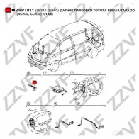 Датчик парковки ZZVF G 9MUU 1437881080 ZVPT011 - Изображение 3