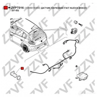 Датчик парковки ZZVF EYBSM1 L 1437881084 ZVPT016 - Изображение 4