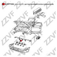 Датчик парковки ZZVF JX7 T9M 1437881160 ZVPT050 - Изображение 3