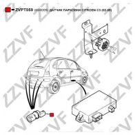 Датчик парковки ZZVF 1437881114 2 NBYWU ZVPT059 - Изображение 3