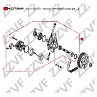 Насос Гур ZZVF 1437882706 ZVRNA01 LGR ZM - Изображение 4