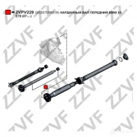 Кардан ZZVF 1437880478 M0 8NN ZVPV229 - Изображение 2