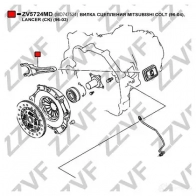 Вилка сцепления ZZVF TN QW0O3 ZV5724MD 1437947838 - Изображение 3
