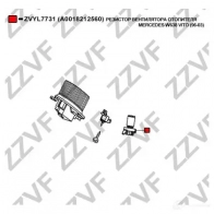 Резистор печки ZZVF ZVYL7731 RY 67YC 1424861859 - Изображение 3