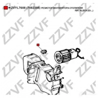 Резистор печки ZZVF ZL WFTFD ZVYL7608 1424861841 - Изображение 3