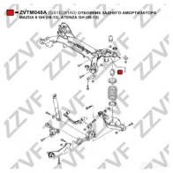 Отбойник амортизатора ZZVF DDV Z3 ZVTM048A 1424884964