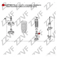 Отбойник амортизатора ZZVF 4R9 JG ZVTM017A 1424884946 - Изображение 2