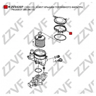 Прокладка топливного фильтра ZZVF ZV9426P C H6OO 1424929806 - Изображение 2