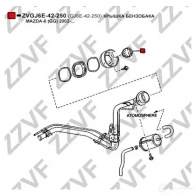 Крышка топливного бака ZZVF ZVGJ6E-42-250 1437882029 O 0AEA - Изображение 4