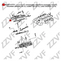 Прокладка свечного колодца ZZVF ZV117TY 5CC 1JE 1437880249 - Изображение 3