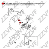 Датчик температуры охлаждающей жидкости ZZVF KN9A3 J ZV579MB 1424488218 - Изображение 3