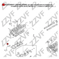 Датчик распредвала ZZVF ZV300HY 1425012877 HZZJ Q - Изображение 3