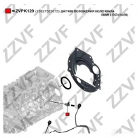 Датчик коленвала, импульсов ZZVF ZVPK129 1425012915 HR8I D2 - Изображение 3