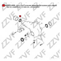 Сальник шруса ZZVF ZVCL039 1424923881 B JUIA9O - Изображение 3