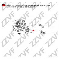 Сальник шруса ZZVF ZVCL129 YGN VB 1424924999 - Изображение 3