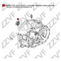 Сальник шруса ZZVF ZVCL114 HKJA9N T 1424924985 - Изображение 3