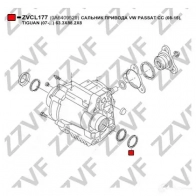 Сальник шруса ZZVF 1424925028 H1QV OBQ ZVCL177 - Изображение 3