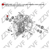 Сальник АКПП ZZVF H3 MI3 1424923883 ZVCL042 - Изображение 3