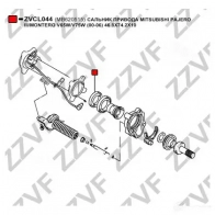 Сальник дифференциала ZZVF zvcl044 DW53ON G 1424923884 - Изображение 3