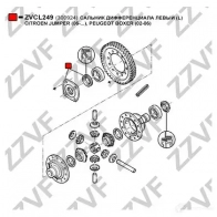 Сальник дифференциала ZZVF 1437882001 ZVCL249 8 YX0KR5 - Изображение 3