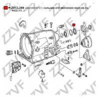 Сальник коробки передач МКПП ZZVF 1437948222 ZVCL288 3R4G Q - Изображение 3
