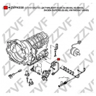 Датчик АКПП ZZVF ZVPK038 1437881032 8 72AN - Изображение 4