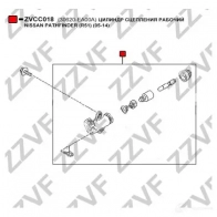 Рабочий цилиндр сцепления ZZVF ZVCC018 L OXL0Z 1424744182 - Изображение 2