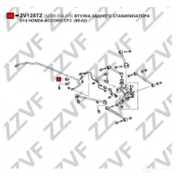 Втулка стабилизатора ZZVF 1424587984 RA KD71R ZV125TZ