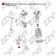 Втулка стабилизатора ZZVF N7U 14 ZV06190 1424587960 - Изображение 3