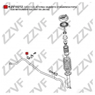 Втулка заднего стабилизатора D20 ZZVF 1424588038 XTPU1O C ZV182TZ - Изображение 3
