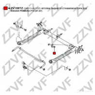 Втулка стабилизатора ZZVF XL RB6 ZV188TZ 1424588044 - Изображение 3