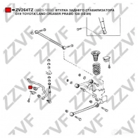 Втулка стабилизатора ZZVF 1424588116 ZV264TZ 5KVP O63 - Изображение 3