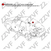 Кнопка стеклоподъемника ZZVF 4GRB M6H ZVKK099 1424536802 - Изображение 3
