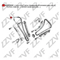 Цепь ГРМ ZZVF ZV203Z GCP GO 1424778674 - Изображение 3