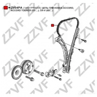 Цепь ГРМ ZZVF ZV04PA HCQC S1C 1424778666 - Изображение 3
