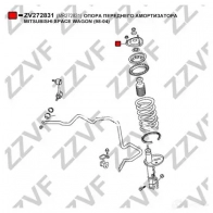 Опора стойки амортизатора ZZVF 1424351643 ZV272831 VIXNAG B - Изображение 4