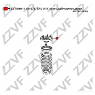 Опора стойки амортизатора ZZVF 1424351860 ZVTA0A11 LWC5V 6A - Изображение 3