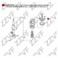 Опора стойки амортизатора ZZVF MIOB QXK ZVED500 1424351740 - Изображение 4