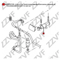 Форсунка омывателя фары ZZVF 1437881554 ZVCC15 KD CT5 - Изображение 3