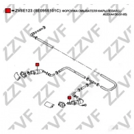 Форсунка омывателя фары ZZVF ZV8E123 6QC AZ 1437881579 - Изображение 3